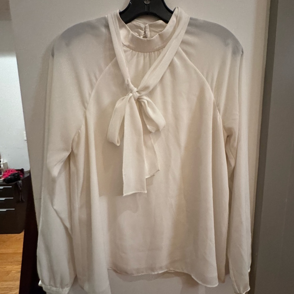 Erin Fetherson Elegant White Women's Blouse